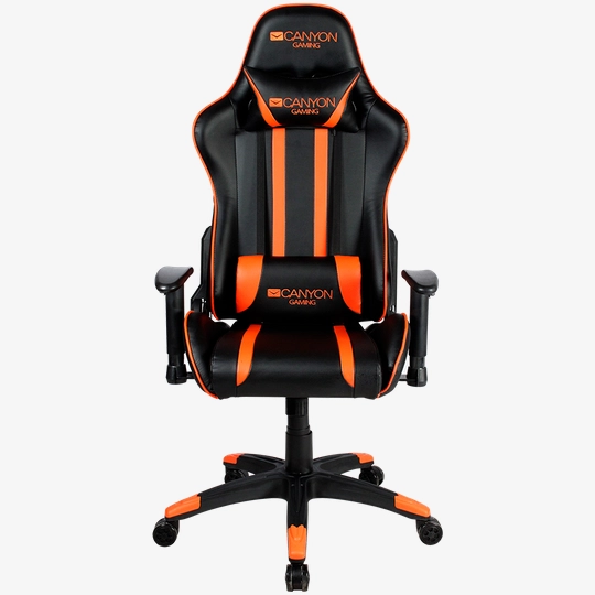 Black orange sales gaming chair