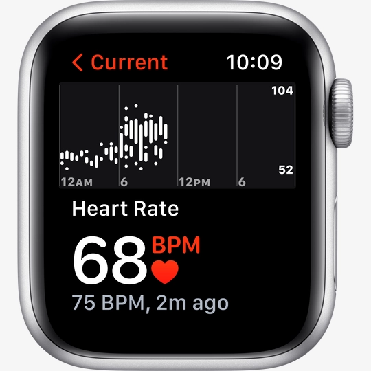 Apple Watch Nike SE GPS, 40mm, Silver, Pure Platinum/Black Nike