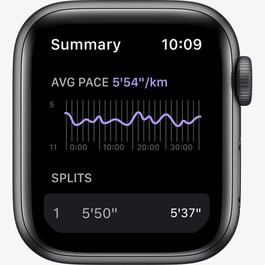 Apple Watch Nike SE GPS, 40mm, Space Gray, Anthracite/Black Nike