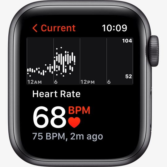 Apple Watch Nike SE GPS, 40mm, Space Gray, Anthracite/Black Nike