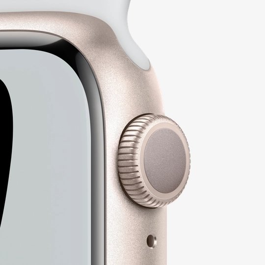 Apple Watch Nike Series 7 GPS, 41mm, Starlight, Pure Platinum/Black Nike  Sport Band purchase: price MKN33GK/A, installments - iSpace