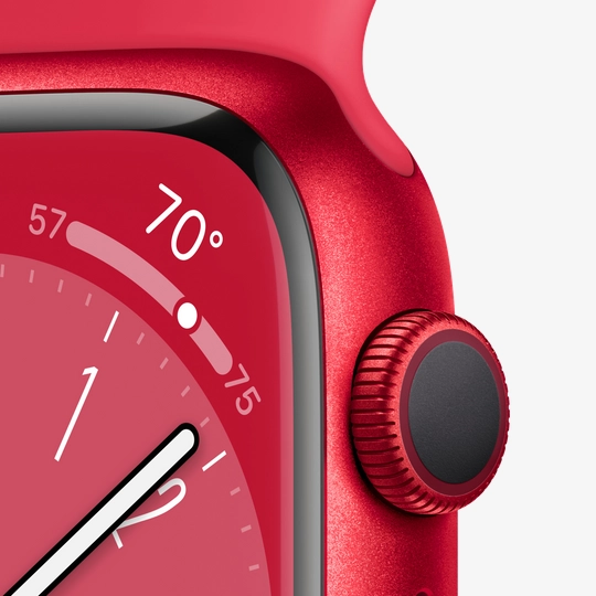 Apple Watch Series 8 GPS, 41mm, (PRODUCT)RED, (PRODUCT)RED Sport