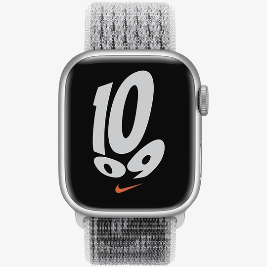 Band APPLE 41mm Nike Sport Loop Summit White/Black purchase: price  MPHV3ZM/A, installments - iSpace