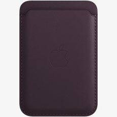 Best Buy: Apple iPhone Leather Wallet with MagSafe Dark Cherry MM0T3ZM/A